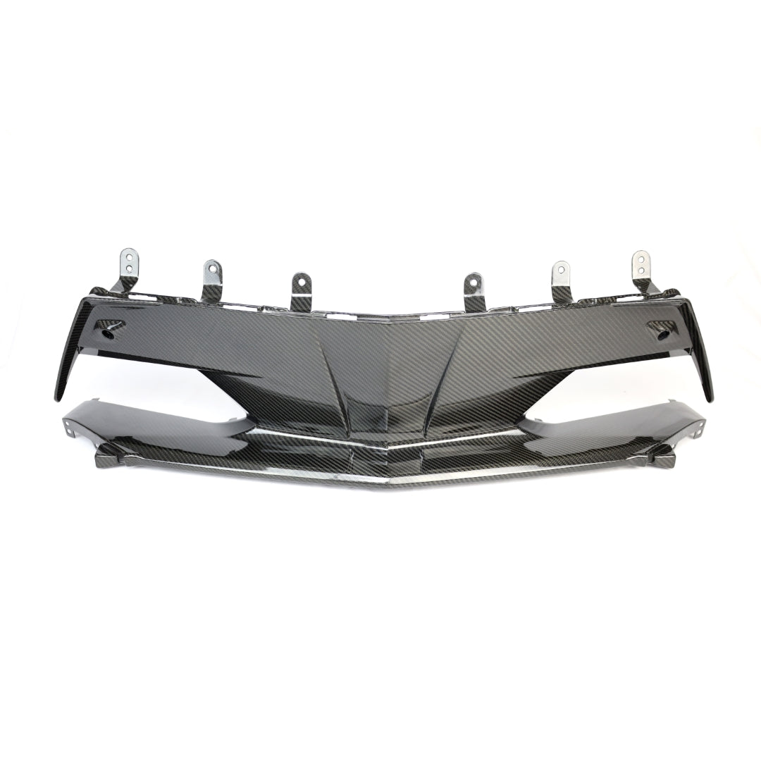 APR Carbon Fibre Front Bumper Centre Bezels for Chevrolet Corvette C8 2020+