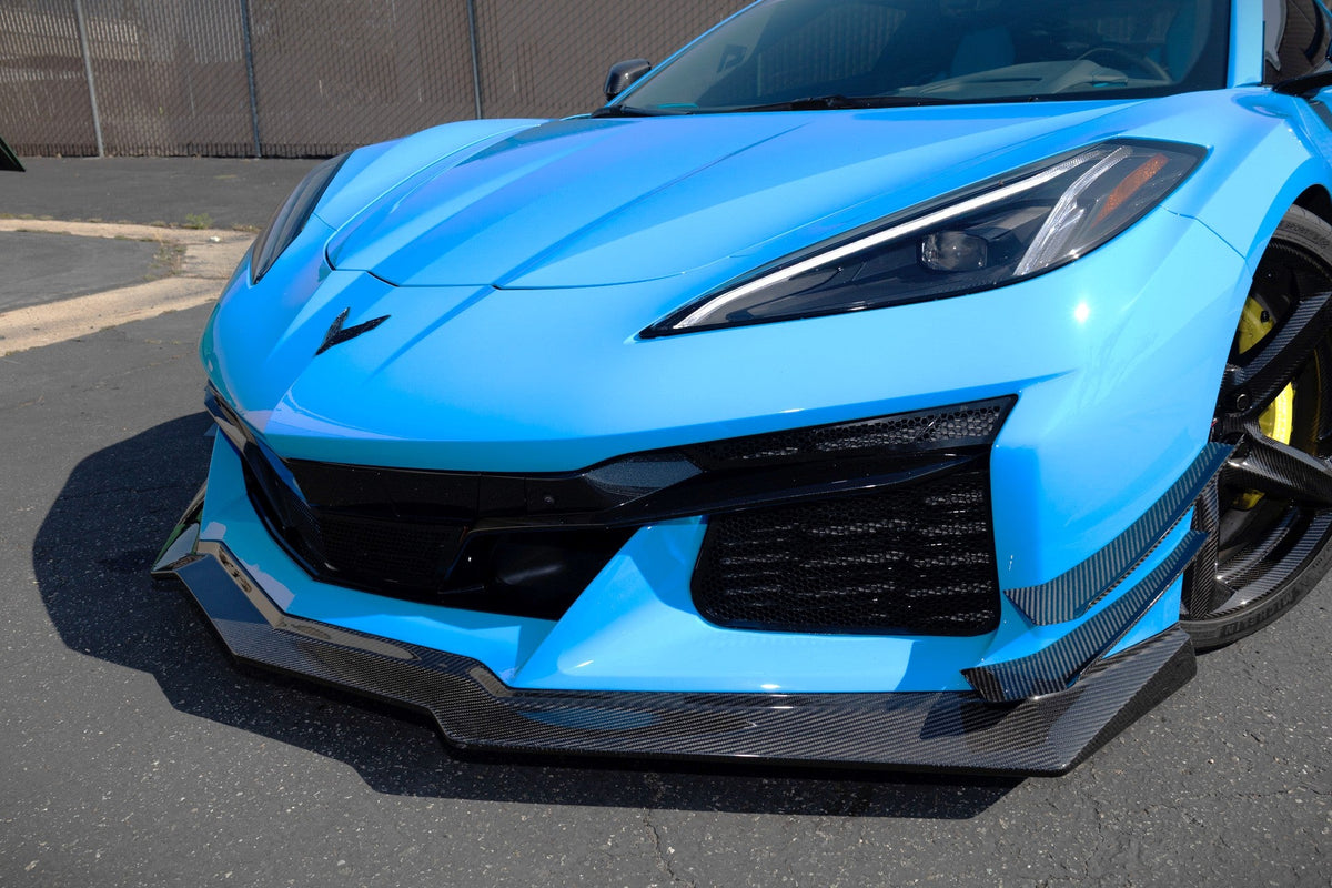 APR Carbon Fibre Front Air Dam for Chevrolet Corvette C8 Z06, E-Ray, ZR1 & Grand Sport - image 6