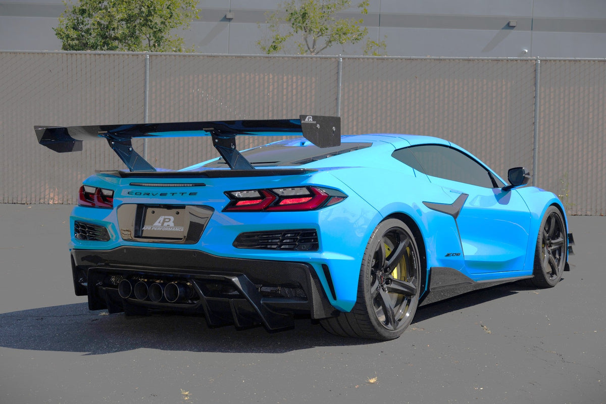 APR GTC-500 Adjustable Carbon Fibre Wing for Chevrolet Corvette C8 Z06 2023+ - image 4