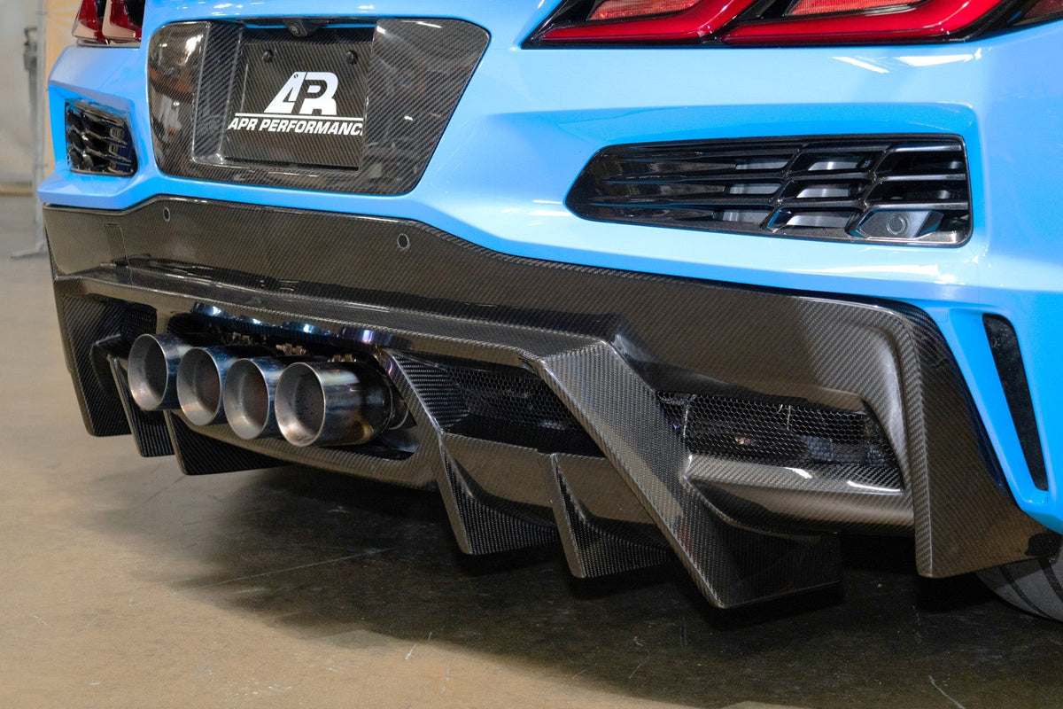 APR Carbon Fibre Rear Diffuser for Chevrolet Corvette C8 Z06, E-Ray, ZR1 & Grand Sport - image 12