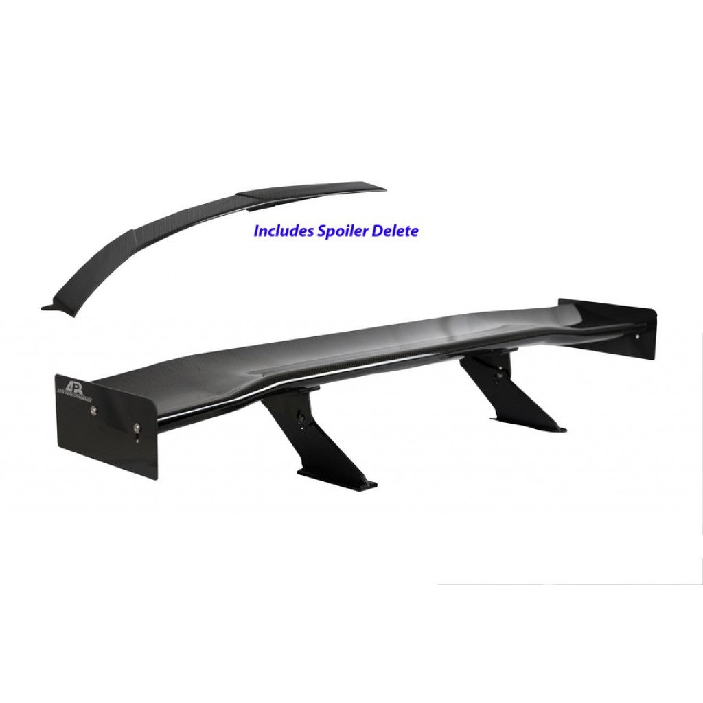 APR GTC-500 Adjustable Carbon Fibre Wing for Chevrolet Corvette C8 Convertible 2020+ - image 4