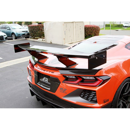 APR GTC-500 Adjustable Carbon Fibre Wing for Chevrolet Corvette C8 Coupe 2020+ - image 5