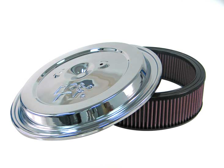 K&N Replacement Air Filter w/ Chrome Lid CE-1502