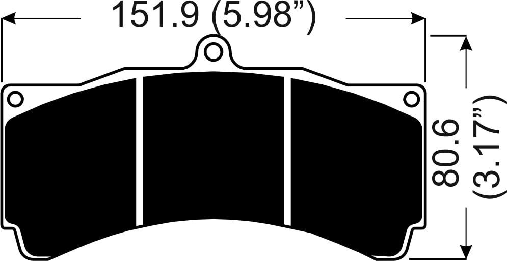 AP Racing Brake Pads CP3894D51 (18mm, set of 4)