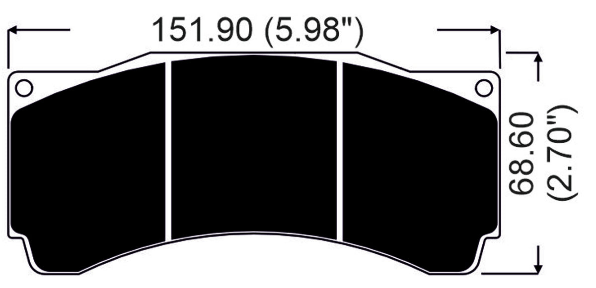 AP Racing Brake Pads CP3905D54 (18mm, set of 4)