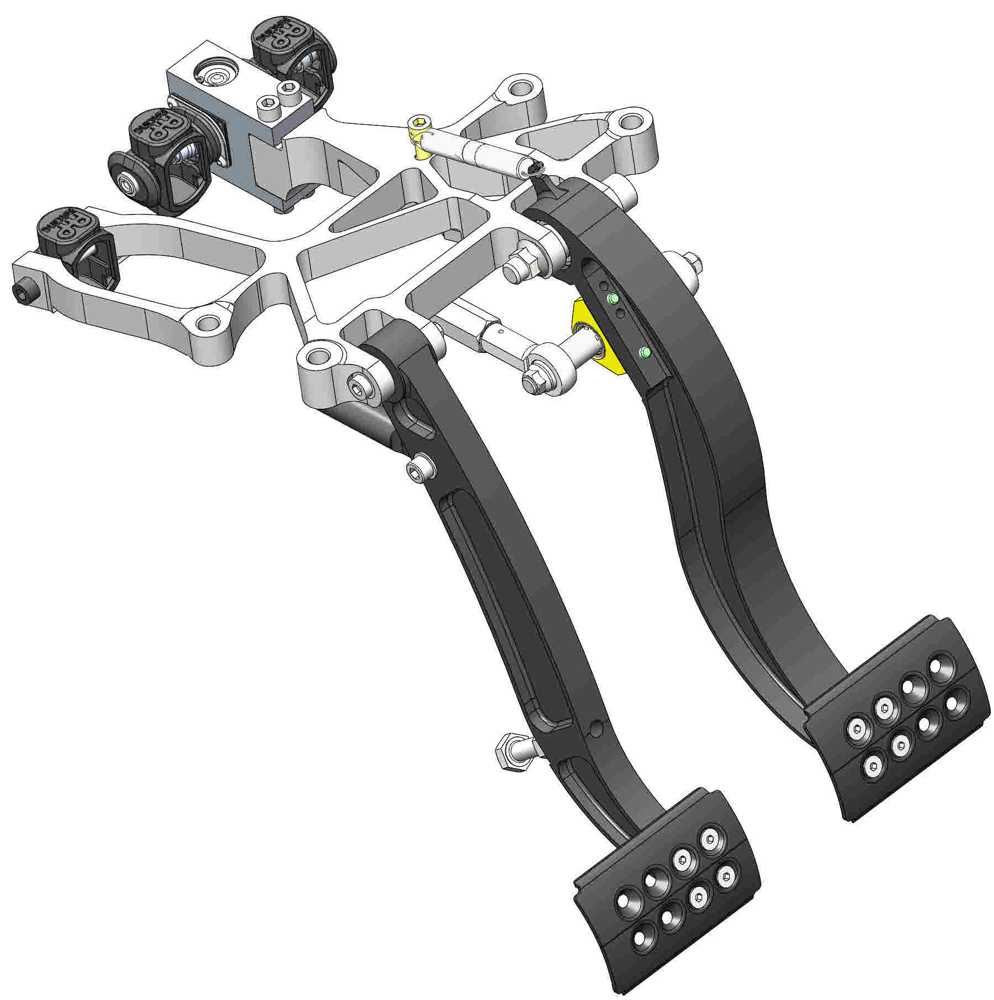AP Racing CP5508-1 Underslung Multi Ratio Pedal Box (Brake & Clutch)