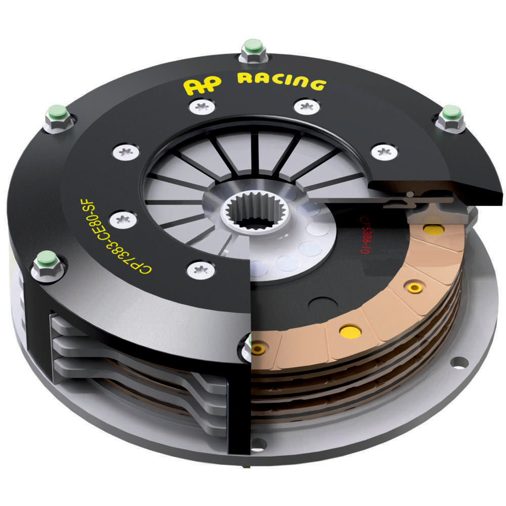 AP Racing CP7383 Ø184mm Triple Plate Cerametallic Paddle/Organic Race Clutch (Push Type)