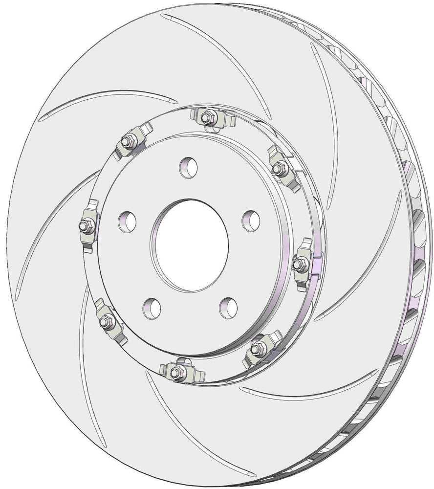 AP Racing Grooved Front Disc for Ford Focus RS Mk2 (CP8080Y18CG8 / Y19CG8)