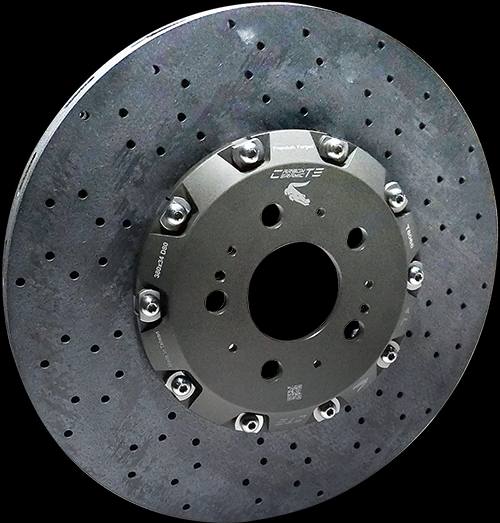 Nissan R35 GTR CTE Ceramic Discs REAR with Brake Pads - FD Racing