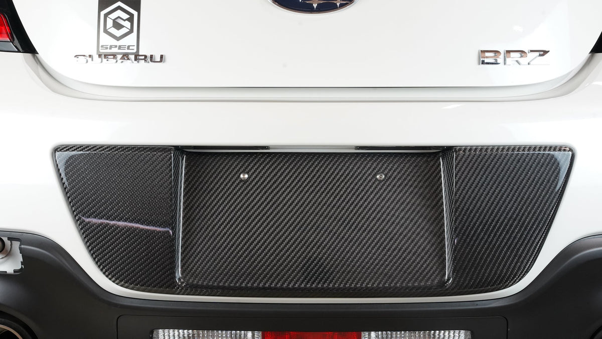 APR Carbon Fibre Number Plate Backing for Toyota GR86 & Subaru BRZ 2022-2024 - image 4