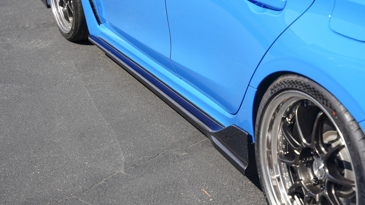 APR Carbon Fibre Side Rocker Extensions for Honda Civic Type R FL5 2023+ - image 2