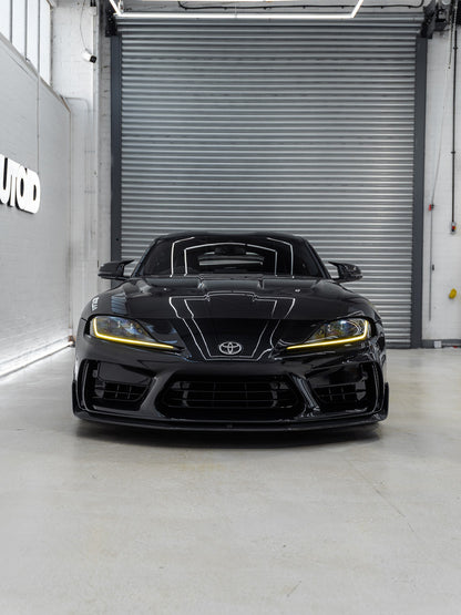 Toyota GR Supra Mk5 Carbon Fibre Front Bonnet Hood by Adro (2019+) | Front Hood | FD Racing