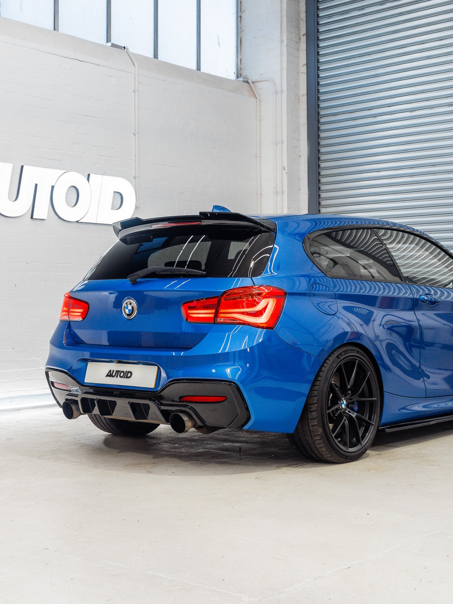 ZAERO V2 Rear Spoiler Gloss Black for BMW 1 Series F20 F21