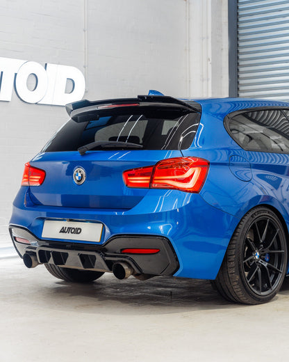 ZAERO V2 Rear Spoiler Gloss Black for BMW 1 Series F20 F21