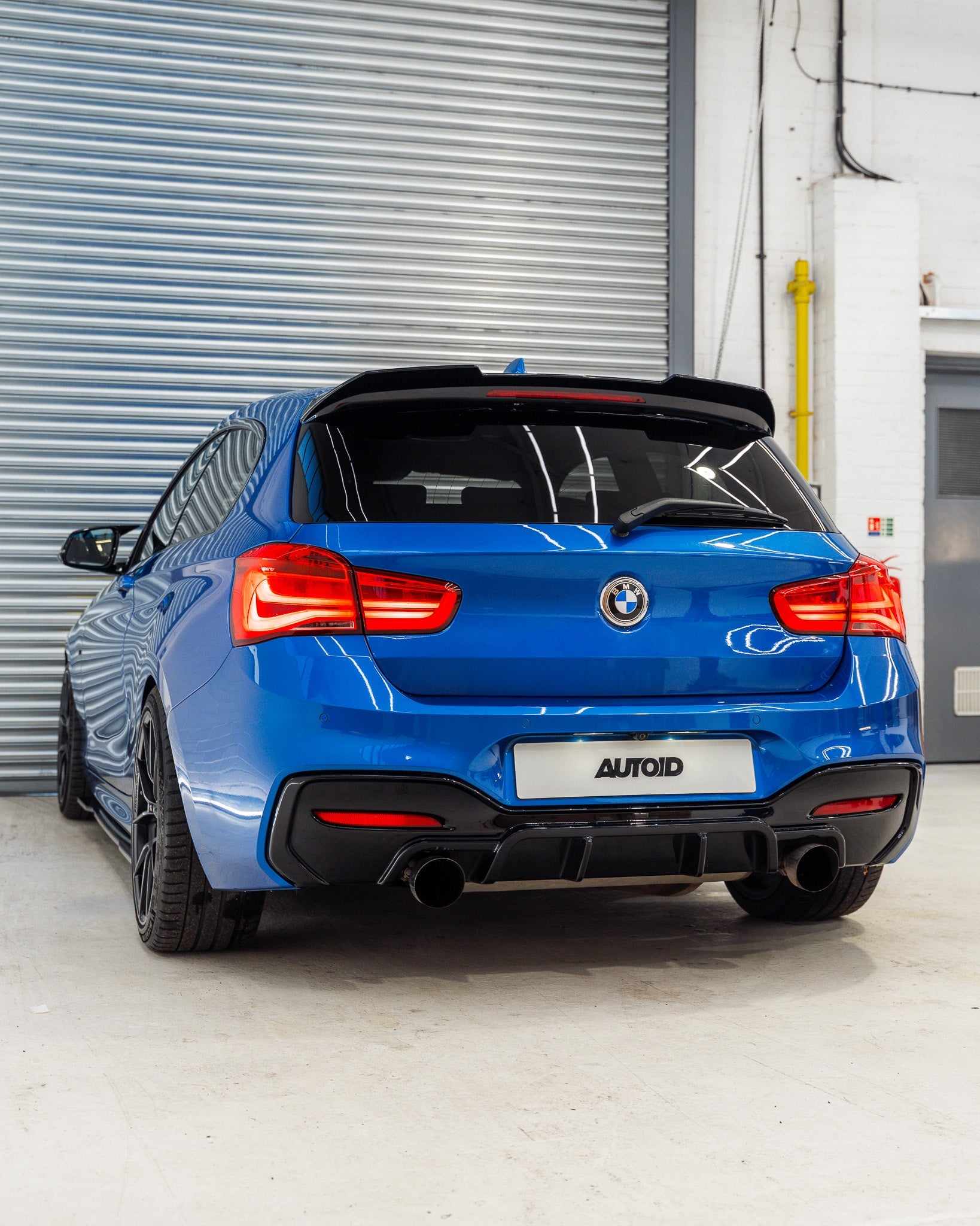 ZAERO V2 Rear Spoiler Gloss Black for BMW 1 Series F20 F21