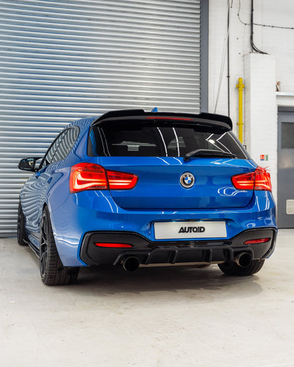 ZAERO V2 Rear Spoiler Gloss Black for BMW 1 Series F20 F21