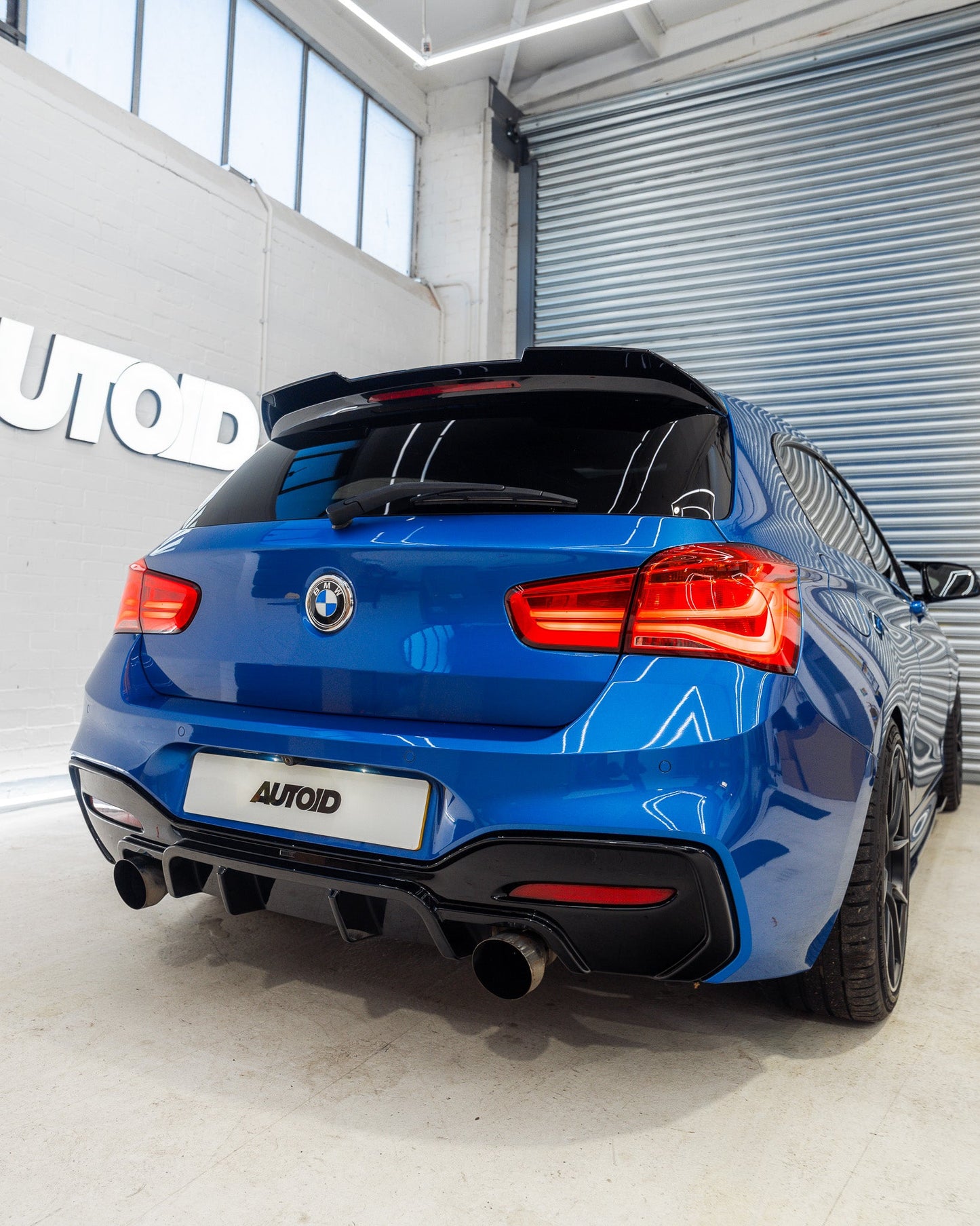 ZAERO V2 Rear Spoiler Gloss Black for BMW 1 Series F20 F21