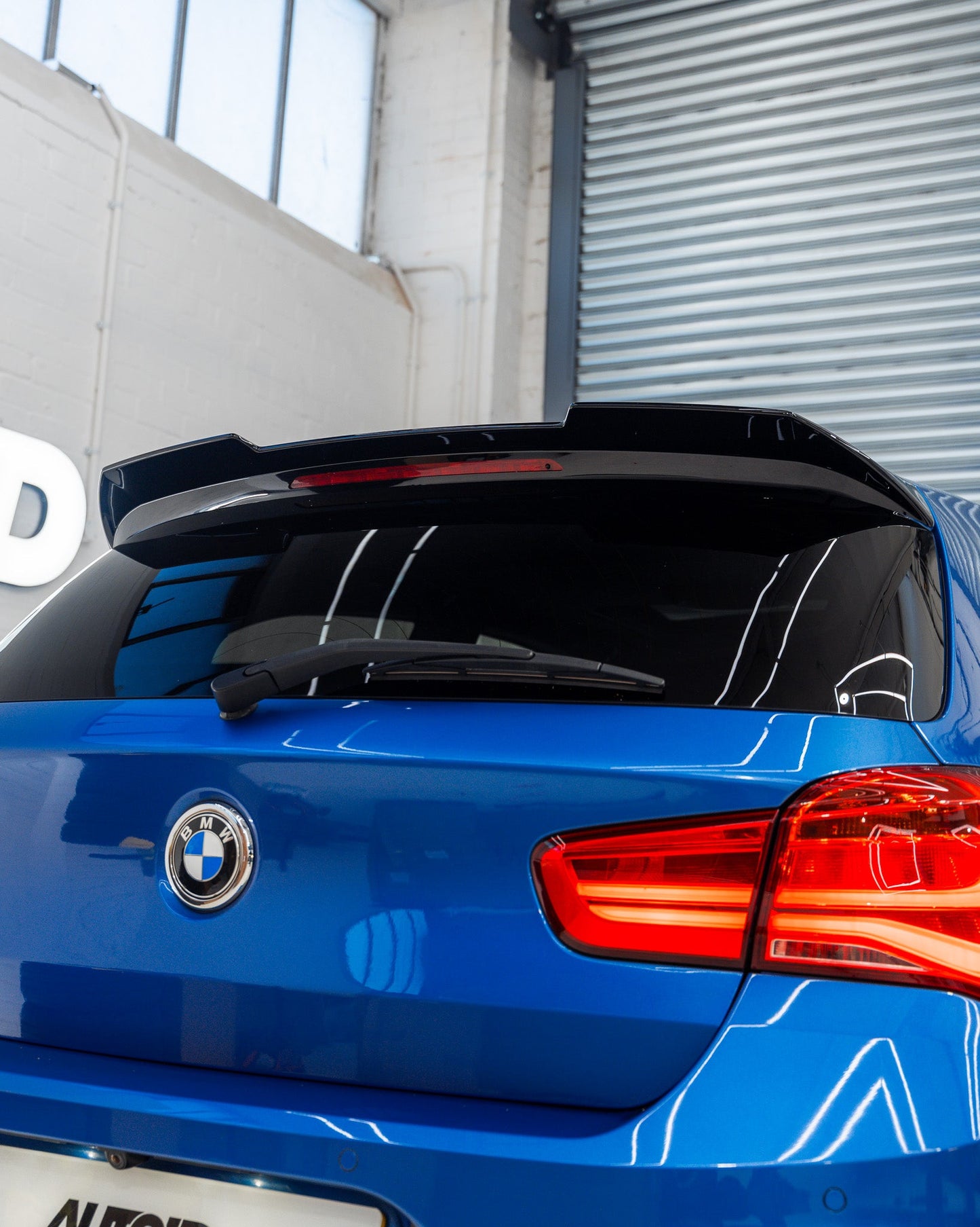 ZAERO V2 Rear Spoiler Gloss Black for BMW 1 Series F20 F21
