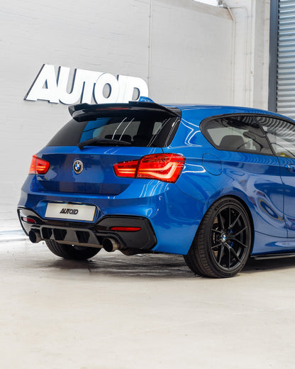 ZAERO V2 Rear Spoiler Gloss Black for BMW 1 Series F20 F21