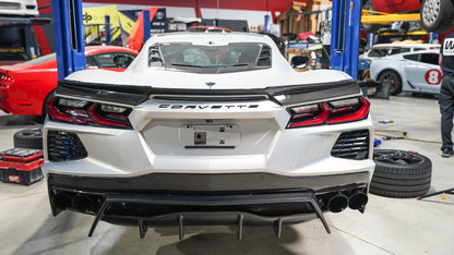 APR Carbon Fibre Rear Spoiler Delete for Chevrolet Corvette C8 2020+ - image 2