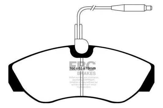 EBC | Brake Kit DP1024+D832 | Fiat Ducato 1.8T 1994-99 - FD Racing