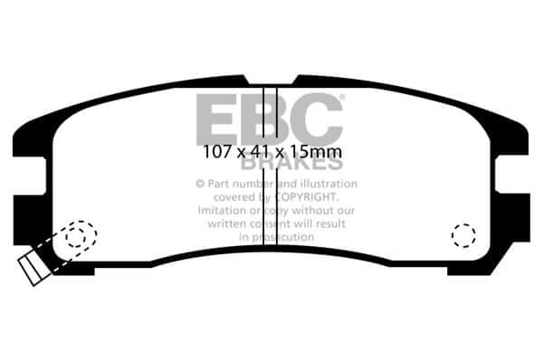 EBC | Brake Kit DP1035+D1516+DP887+D1443 | Mercedes E-Class 1997-2003 - FD Racing