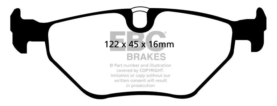 EBC | Brake Kit DP1036+D1131+DP1091+D860 | BMW 5-Series E39 2000-2003 - FD Racing