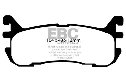 EBC | Brake Pad & Disc Kit DP1003+D639 | Mazda MX5 1994-2005 - FD Racing