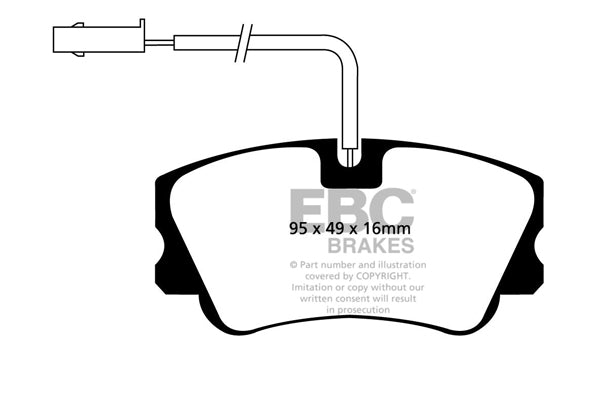 EBC | Brake Pad & Disc Kit DP1011+D360 | Alfa Romeo 33 1983-95 - FD Racing