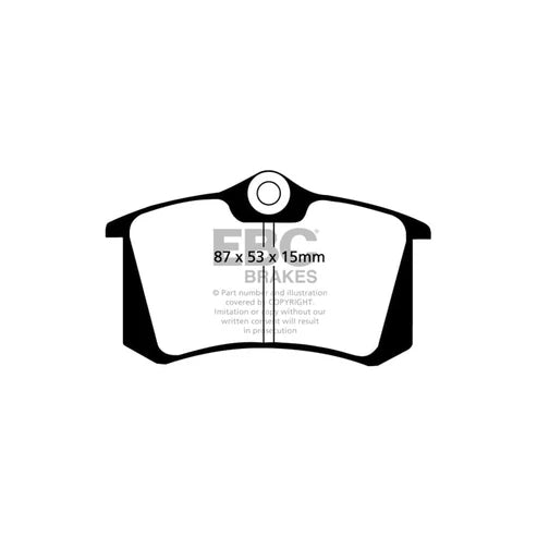 EBC | Brake DP1112+D817+DP680+D816 | Volkswagen Polo 1999-2001 - FD Racing