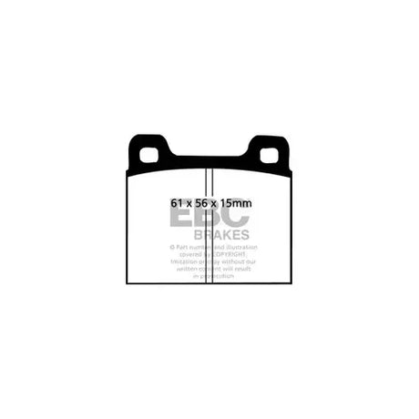 EBC | Brake Kit DP104+D141+DP104+D142 | Porsche 911 1971-76 - FD Racing