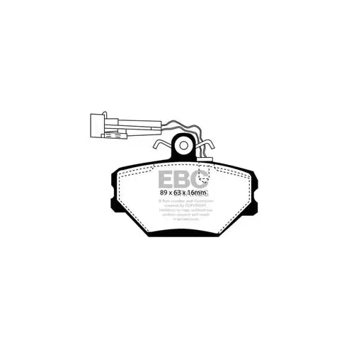 EBC | Brake Kit DP1052/2 + D041 | FSO Polonez 1994-2002 - FD Racing
