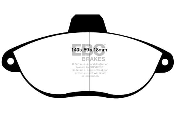 EBC | Brake Kit DP1053+D834 | Peugeot Expert 1997-2002 - FD Racing