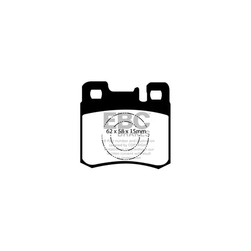 EBC | Brake Kit DP1055+D651+DP846+D891 | Mercedes C-Class 1995-1996 - FD Racing
