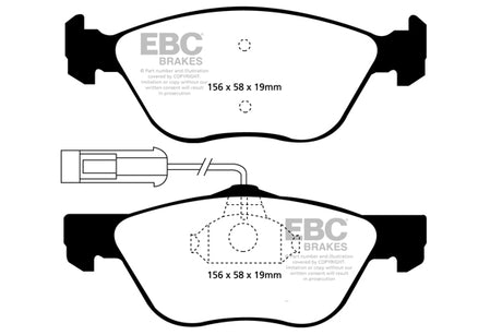 EBC | Brake Kit DP1061+D414 | Alfa Romeo 155 1993-2006 - FD Racing