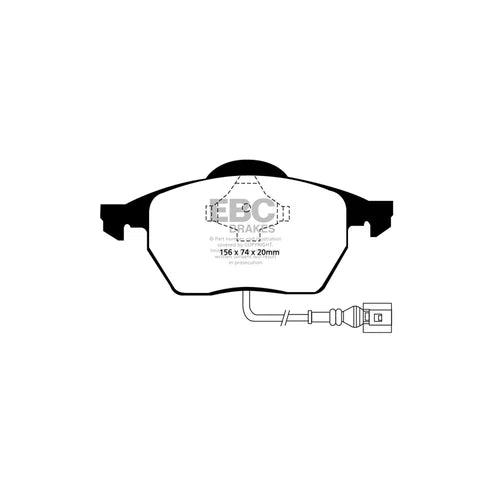 EBC Brake Kit | DP21330+D818 | Seat Toledo 1999-2005 - FD Racing