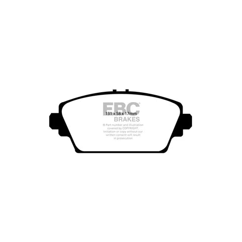 EBC Brake Kit | DP21339+D1127 | Nissan Almera Tino 2000-2008 - FD Racing