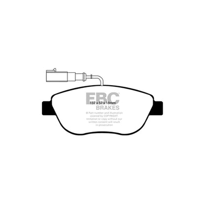 EBC Brake Kit | DP21383/2+D414 | Abarth 595 2012-2021 - FD Racing