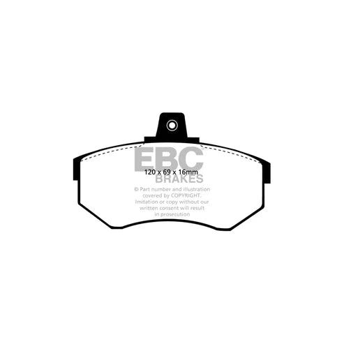 EBC Brake Kit | DP2369/2+D062 | Audi 90 1986-1991 - FD Racing