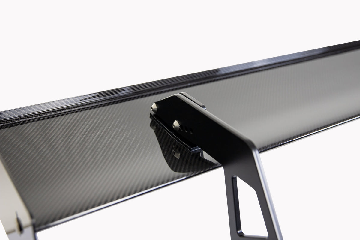 APR GT-250 Swan Neck Carbon Fibre Wing for Honda Civic Type R FK8 2017-2021 - image 3