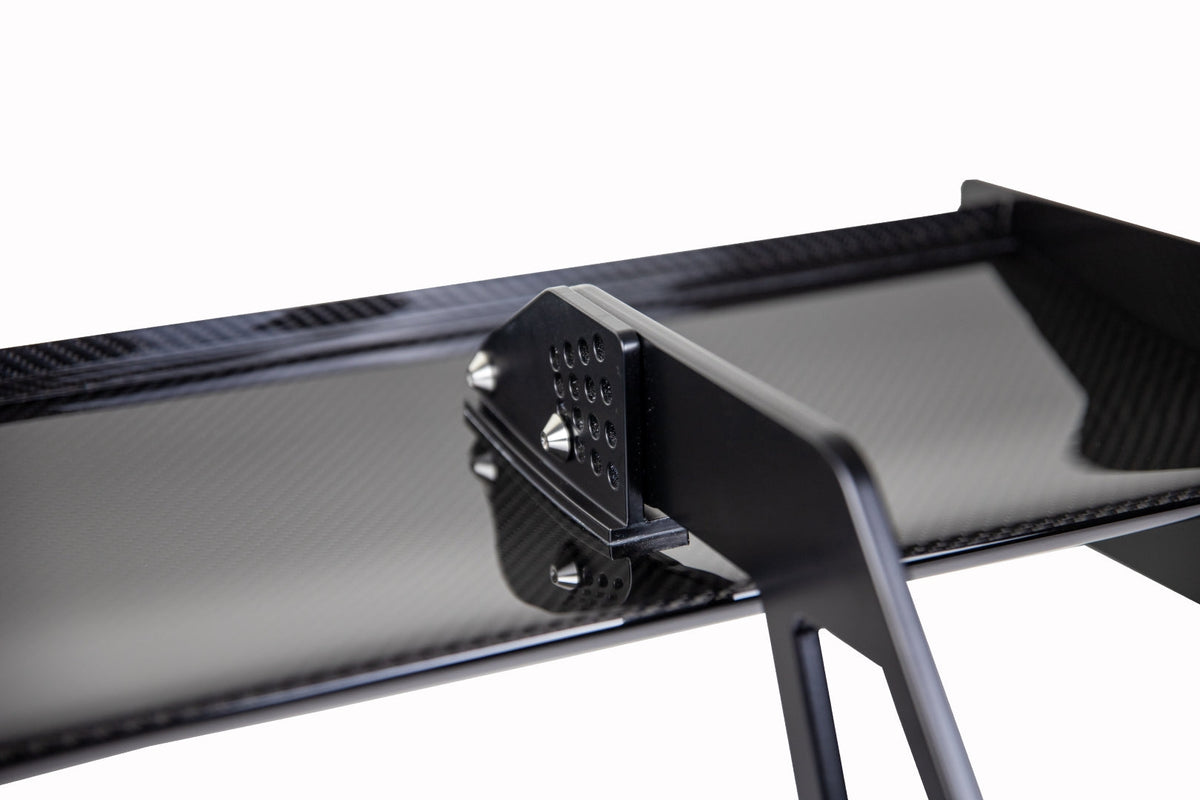 APR GT-250 Swan Neck Carbon Fibre Wing for Honda Civic Type R FK8 2017-2021 - image 5