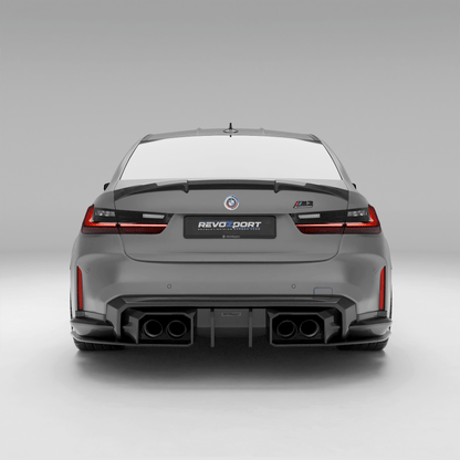 Revozport Stainless Steel Tailpipe Black for BMW M2 G87 / M3 G80 G81 /