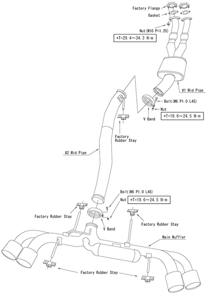 HKS Racing Muffler for R35 Nissan GTR - FD Racing