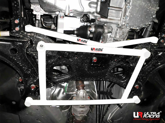 Ultra Racing 4-Point Front Lower Brace for Honda BR-V DG1 16-21