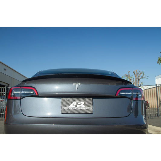 APR Carbon Fibre Rear Deck Spoiler for Tesla Model 3 2017-2023