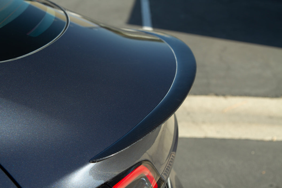 APR Carbon Fibre Rear Deck Spoiler for Tesla Model 3 2017-2023 - image 3
