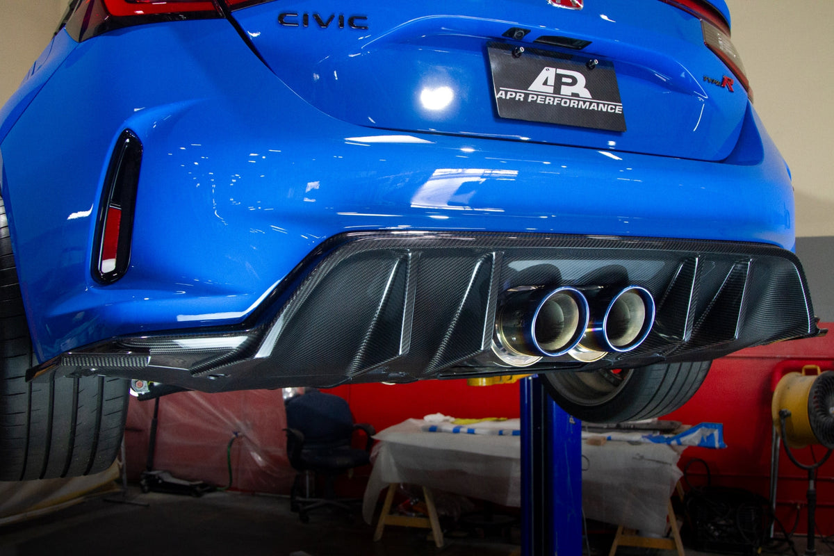 APR Carbon Fibre Rear Diffuser for Honda Civic Type R FL5 2023+ - image 3