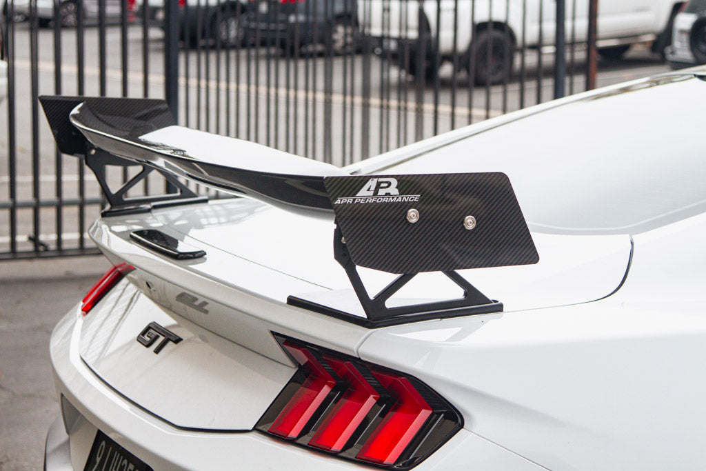 APR GTC-200 Adjustable Carbon Fibre Wing for Ford Mustang S650 Coupe 2024+ - image 2