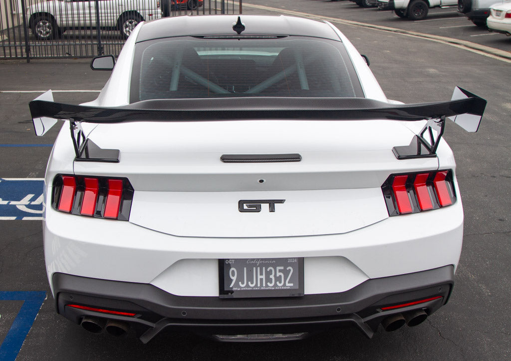 APR GTC-200 Adjustable Carbon Fibre Wing for Ford Mustang S650 Coupe 2024+ - image 5
