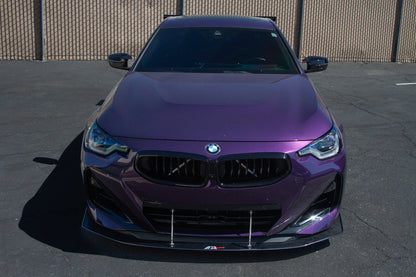 APR Carbon Fibre Front Wind Splitter for BMW M240i G42 2022+ - image 2